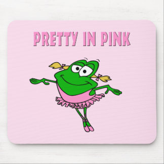 Ballet Frog Pretty in Pink Mouse Pad