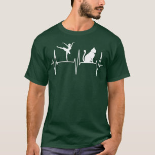 Ballet Funny I Love Cats Ballerina Ballet Dancer T-Shirt