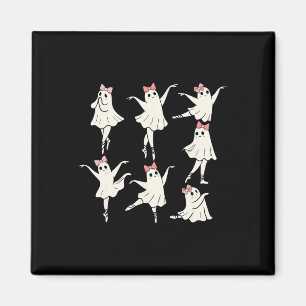 Ballet Ghost Ballet Dancer Spooky Dance Teacher Ha Magnet