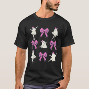 Ballet Ghost Dancer Coquette Bow Dance Teacher Hal T-Shirt
