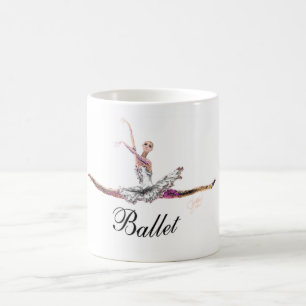 Ballet Grande Jete with "Ballet" Mug