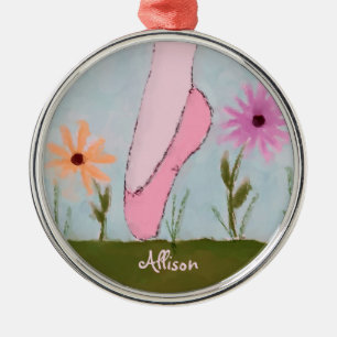 Ballet in Flowers Customisable Ornament