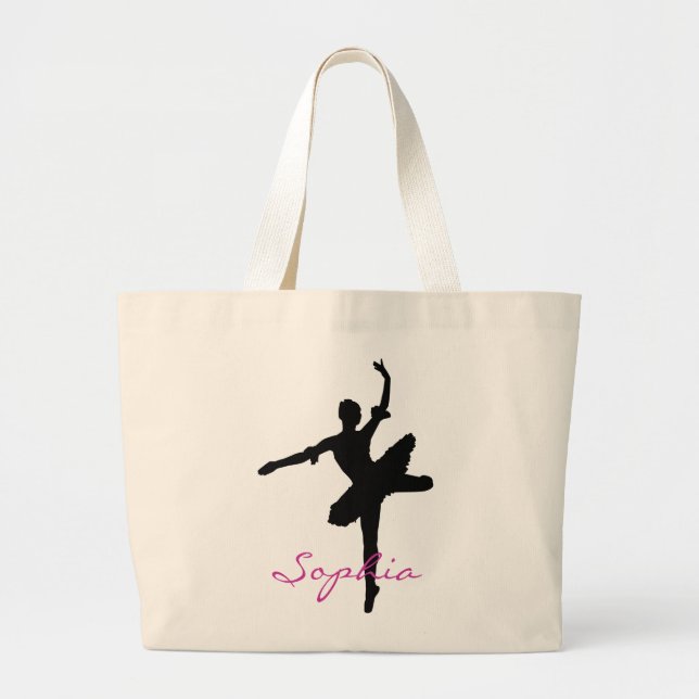 Ballet Jumbo Tote Bag (Front)