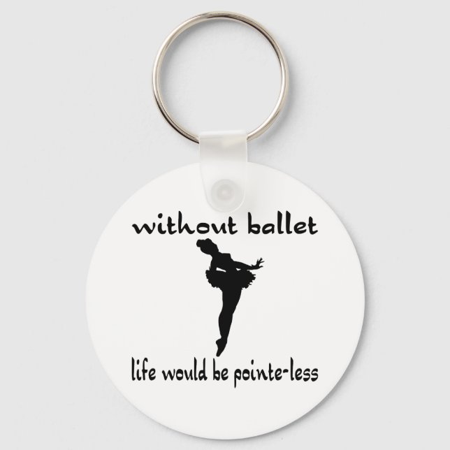 Ballet Key Ring (Front)