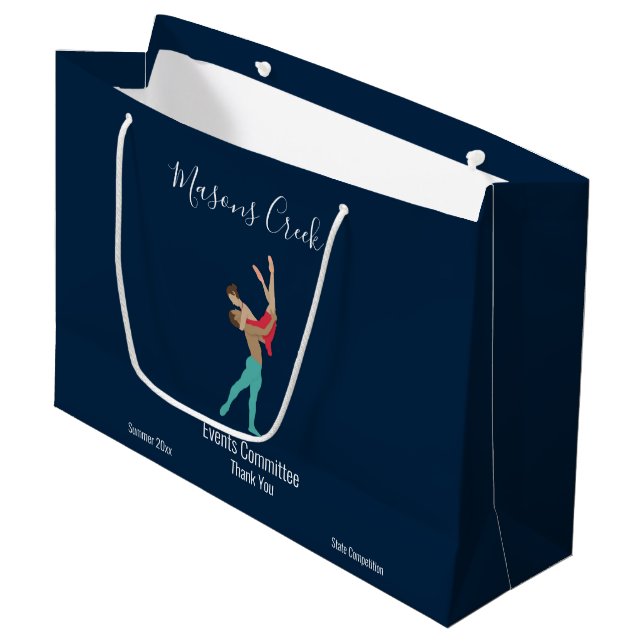 Ballet Large Gift Bag (Front Angled)