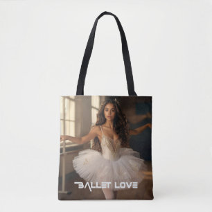BALLET LOVE - BALLET & DANCE TOTE BAG