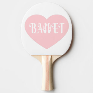 Ballet Love Dance Personalise Ctomizeus Ping Pong Paddle