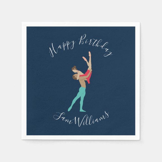 Ballet Napkin (Front)