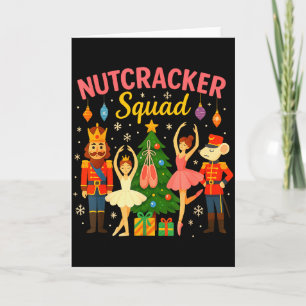 Ballet Nutcracker Squad Christmas Costume For Kids Card