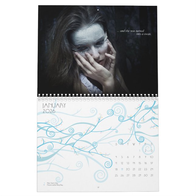 Ballet of Swan Lake Calendar (Jan 2026)