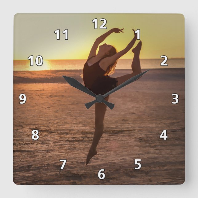 Ballet on the Beach Clock (Front)