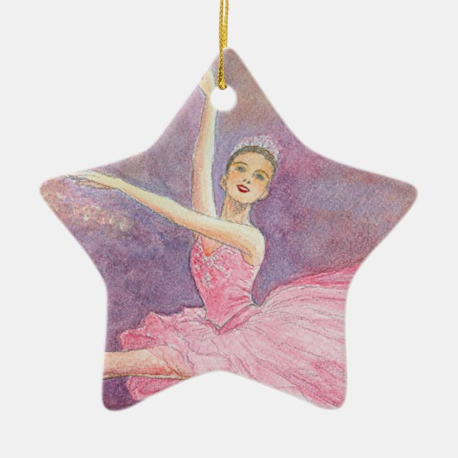 Ballet Ornament - Sugar Plum Fairy (Front)