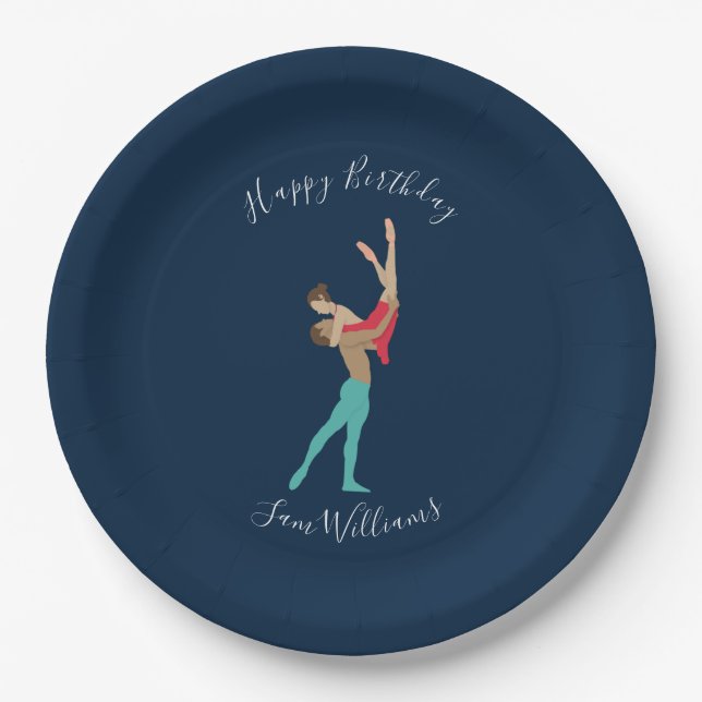 Ballet Paper Plate (Front)