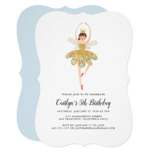 Ballet Party Invitation | Ballerina Birthday Party