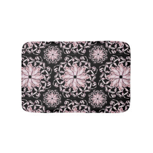Ballet Pattern (pink) Bath Mat