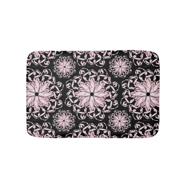 Ballet Pattern (pink) Bath Mat (Front)