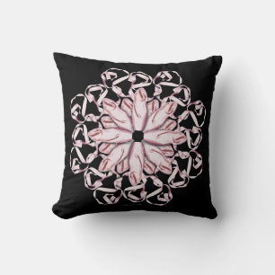 Ballet Pattern (pink) Cushion
