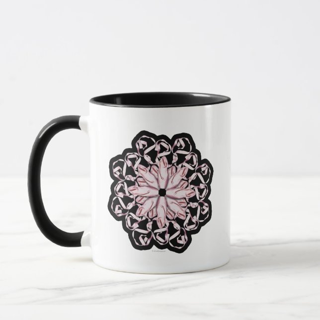 Ballet Pattern (pink) Mug (Left)