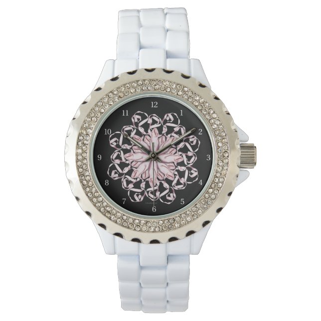 Ballet Pattern (pink) Watch (Front)