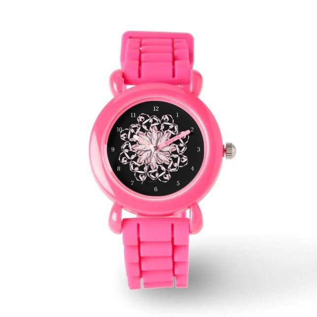 Ballet Pattern (pink) Watch (Front)