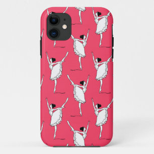 Ballet Pattern Pink White   Dance iPhone 11 Case
