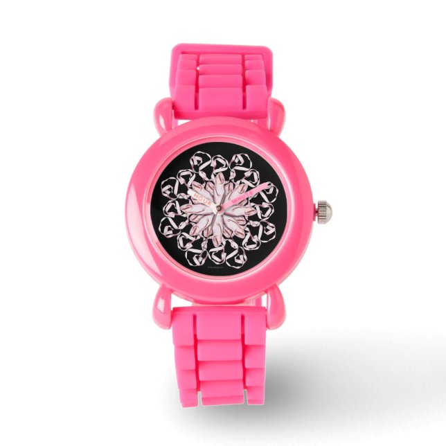 Ballet Pattern (pink) Wrist Watch (Front)