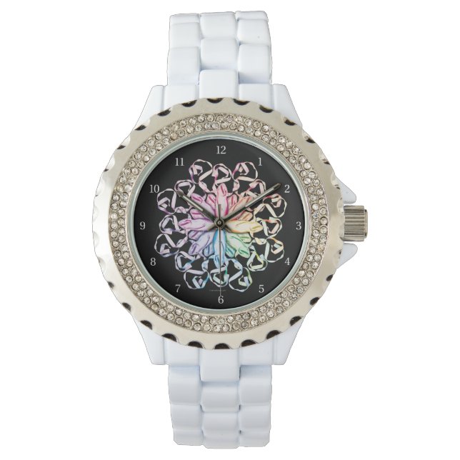 Ballet Pattern (spectral) Wrist Watch (Front)