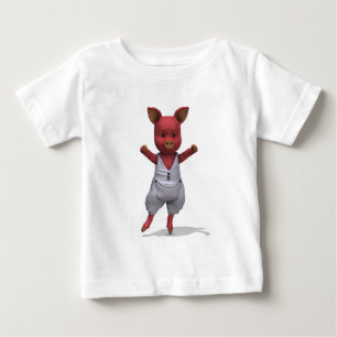 Ballet Pig En Pointe Baby T-Shirt
