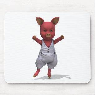 Ballet Pig En Pointe Mouse Pad