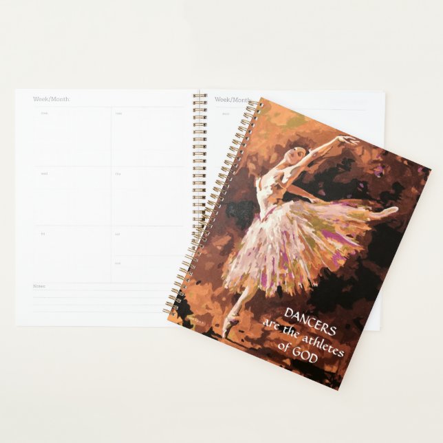 Ballet planner with originl art (Display)