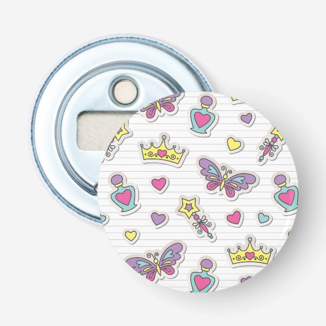 ballet princess pattern bottle opener (Front)