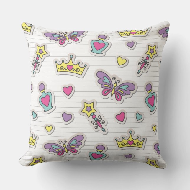 ballet princess pattern cushion (Front)