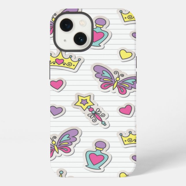ballet princess pattern iPhone case (Back)