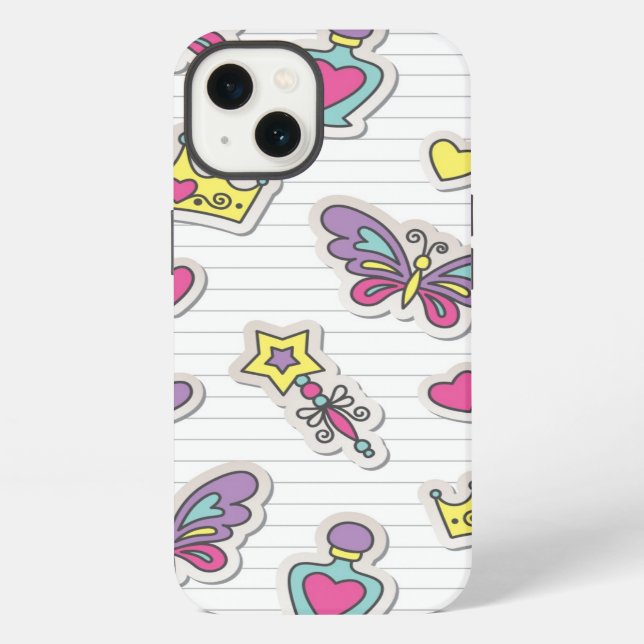 ballet princess pattern iPhone case (Back)