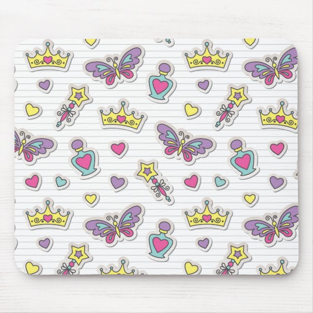 ballet princess pattern mouse pad (Front)