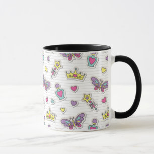 ballet princess pattern mug