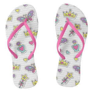 ballet princess pattern thongs