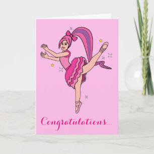 Ballet Recital Congratulations! Card