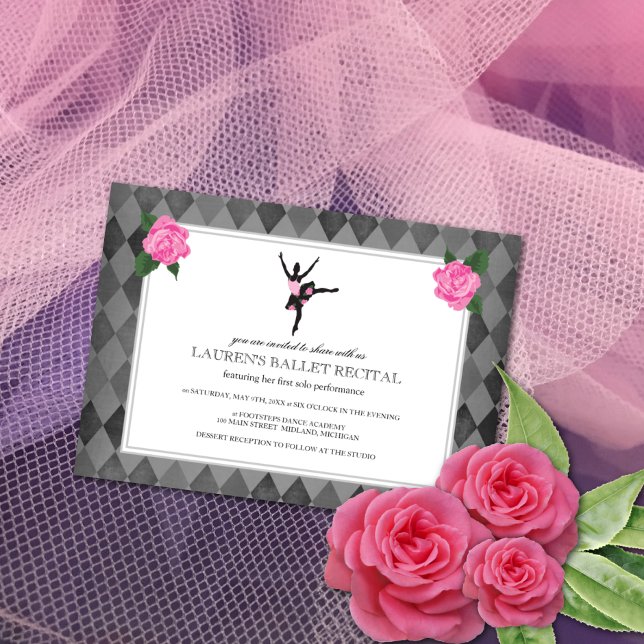 Ballet Recital Invitations (Creator Uploaded)