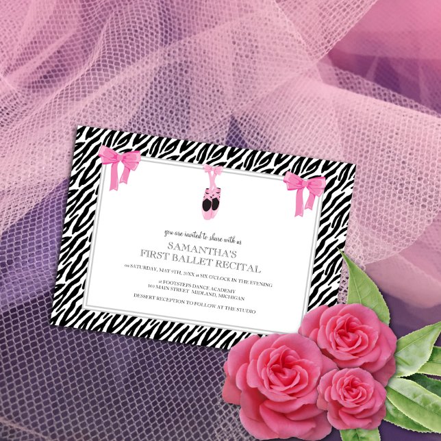 Ballet Recital Invitations (Creator Uploaded)