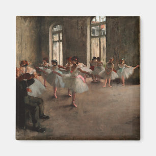 Ballet Rehearsal - Edgar Degas - 1873 Magnet