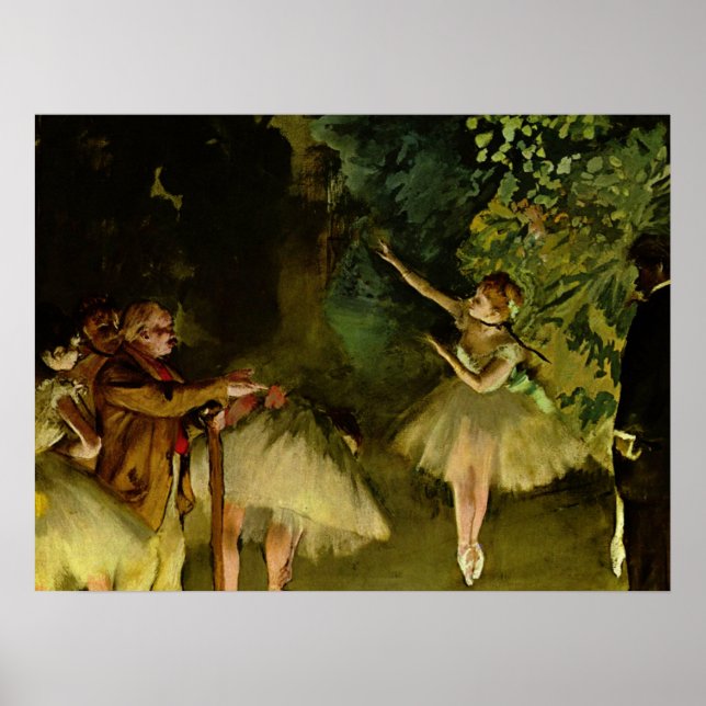 Ballet Rehearsal - Edgar Degas - 1875 Poster (Front)