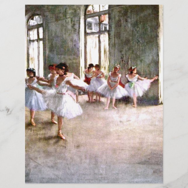 Ballet Rehearsal Flyer (Front)