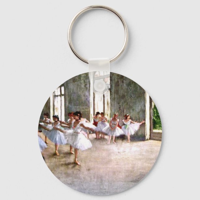 Ballet Rehearsal Key Ring (Front)
