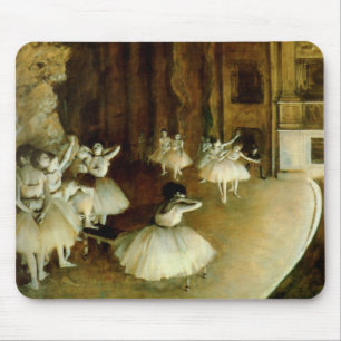 Ballet Rehearsal On Stage Mouse Pad