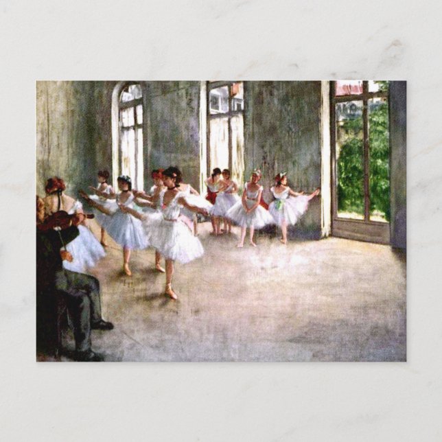 Ballet Rehearsal Postcard (Front)