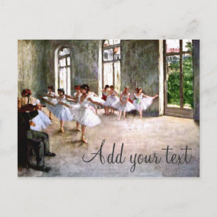 Ballet Rehearsal Postcard