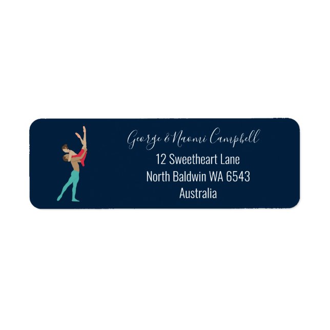 Ballet Return Address Label (Front)