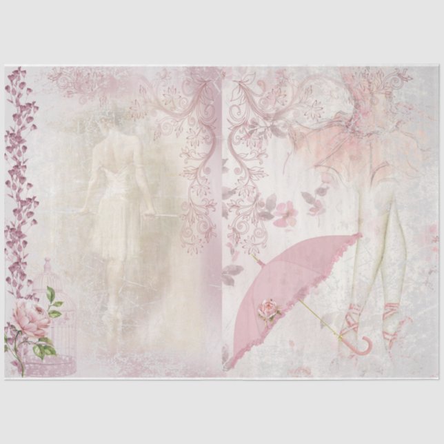 Ballet Romace Series Design 7 Tissue Paper (Front)