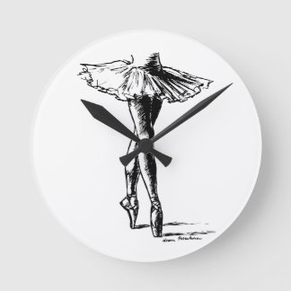 Ballet Round Clock